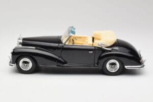 Mercedes 300SC W188 Obsidian Nero Maisto 1:18 806B Pressofusione — immagine 4 di 8
