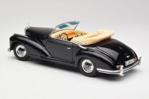Mercedes 300SC W188 Obsidian Nero Maisto 1:18 806B Pressofusione — immagine 7 di 8