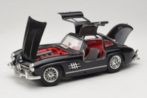 Mercedes 300SL Nero Bburago 1:18 3015-M3 Pressofusione — immagine 2 di 8