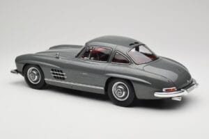 Mercedes 300SL W198 Gullwing Graphite Grey Norev 1:12 123852 Pressofusione — immagine 5 di 6