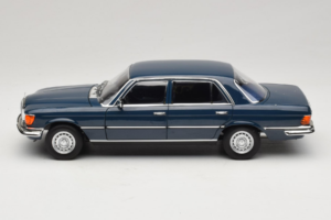 Mercedes 350 SEL W116 Hansa Blue Norev 1:18 183976 Pressofusione — immagine 4 di 8