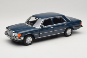 Mercedes 350 SEL W116 Hansa Blue Norev 1:18 183976 Pressofusione