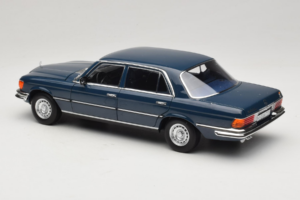 Mercedes 350 SEL W116 Hansa Blue Norev 1:18 183976 Pressofusione — immagine 7 di 8
