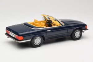 Mercedes 350 SL R107 Blu Scuro Sun Star 1:18 MB003 Pressofusione — immagine 3 di 8