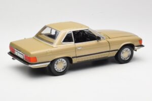 Mercedes 350 SL R107 Oro Sun Star 1:18 MB004 Pressofusione — immagine 3 di 8