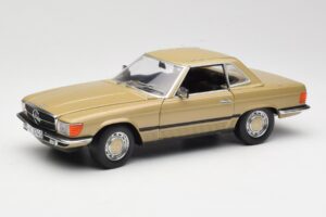 Mercedes 350 SL R107 Oro Sun Star 1:18 MB004 Pressofusione