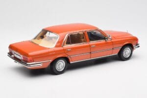 Mercedes 450 SEL 6.9 W116 Arancione Metallic Norev 1:18 183459 Pressofusione — immagine 3 di 8