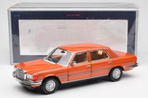 Mercedes 450 SEL 6.9 W116 Arancione Metallic Norev 1:18 183459 Pressofusione — immagine 8 di 8