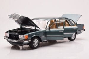Mercedes 450 SEL 6.9 W116 Petrol Metallizzato Norev 1:18 183974 Pressofusione — immagine 2 di 8