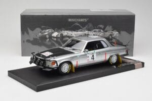 Mercedes 450 SLC 5.0 C107 #4 B. Waldegard / H. Thorszelius Rally Bandama 1979 Minichamps 1:18 107793204 Resina — immagine 6 di 6