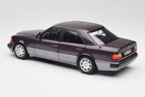 Mercedes 500 E W124 Bornit Metallic Norev 1:18 183948 Pressofusione — immagine 7 di 8