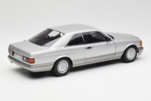 Mercedes 500 SEC C126 Argento AUTOart 1:18 76212 Pressofusione — immagine 3 di 8