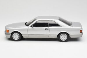 Mercedes 500 SEC C126 Argento AUTOart 1:18 76212 Pressofusione — immagine 4 di 8