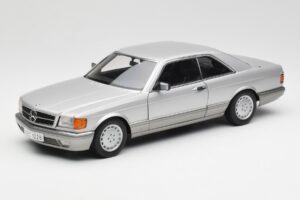 Mercedes 500 SEC C126 Argento AUTOart 1:18 76212 Pressofusione
