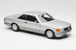 Mercedes 500 SEC C126 Argento AUTOart 1:18 76212 Pressofusione — immagine 6 di 8