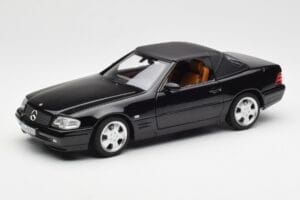 Mercedes SL 500 R129 Nero Norev 1:18 183750 Pressofusione — immagine 3 di 10
