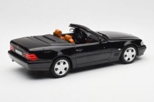 Mercedes SL 500 R129 Nero Norev 1:18 183750 Pressofusione — immagine 4 di 10