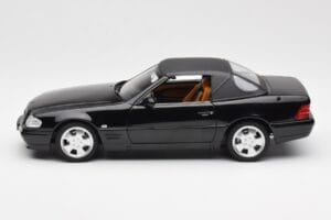 Mercedes SL 500 R129 Nero Norev 1:18 183750 Pressofusione — immagine 6 di 10