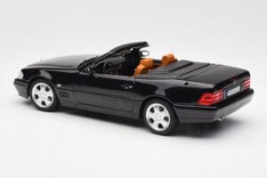 Mercedes SL 500 R129 Nero Norev 1:18 183750 Pressofusione — immagine 9 di 10