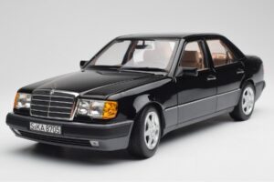 Mercedes 500E W124 Nero Edizione Limitata Norev 1:18 183949 Pressofusione — immagine 9 di 12