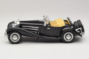 Mercedes 500K Roadster Nero Bburago 1:18 3020-P2 Pressofusione — immagine 4 di 8