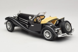 Mercedes 500K Roadster Nero Bburago 1:18 3020-P2 Pressofusione — immagine 5 di 8