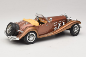 Mercedes 500K Roadster Rame Metallic Bburago 1:18 3020-P1 Pressofusione — immagine 3 di 8