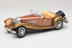 Mercedes 500K Roadster Rame Metallic Bburago 1:18 3020-P1 Pressofusione