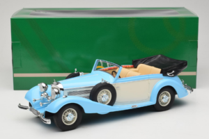 Mercedes 540K Cabriolet Blu Bianco Cult Models 1:18 CML184-2 Pressofusione — immagine 6 di 6