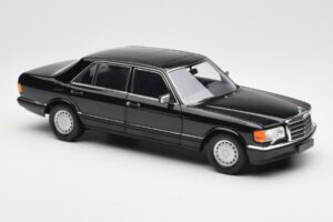 Mercedes 560 SEL W126 Nero Edizione Dealer Norev 1:18 B66040599 Pressofusione — immagine 6 di 8