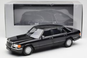 Mercedes 560 SEL W126 Nero Edizione Dealer Norev 1:18 B66040599 Pressofusione — immagine 8 di 8