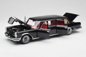 Mercedes 600 Pullman W100 Nero NZG 1:18 1071/50 Pressofusione — immagine 2 di 8