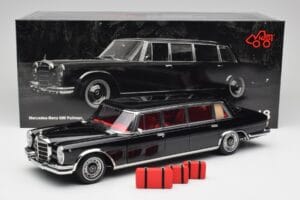 Mercedes 600 Pullman W100 Nero NZG 1:18 1071/50 Pressofusione — immagine 8 di 8