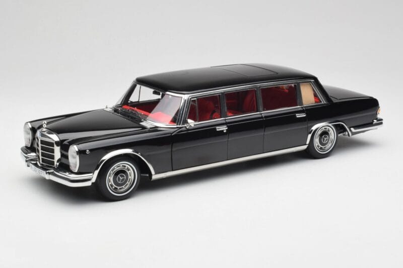 Mercedes 600 Pullman W100 Nero NZG 1:18 1071/50 Pressofusione