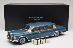 Mercedes 600 Pullman W100 Blu NZG 1:18 B66040707 Pressofusione — immagine 8 di 8