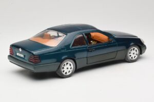 Mercedes 600 SEC C140 Verde Majorette 1:18 4418 Pressofusione — immagine 3 di 8