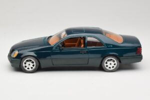 Mercedes 600 SEC C140 Verde Majorette 1:18 4418 Pressofusione — immagine 4 di 8