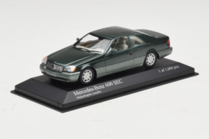 Mercedes 600 SEC W140 Verde Metallizzato Minichamps 1:43 430032604 Pressofusione — immagine 2 di 4