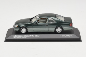 Mercedes 600 SEC W140 Verde Metallizzato Minichamps 1:43 430032604 Pressofusione