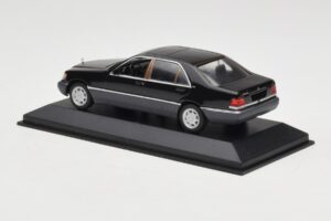 Mercedes 600 SEL W140 Black Metallic Minichamps 1:43 940035400 Pressofusione — immagine 3 di 4