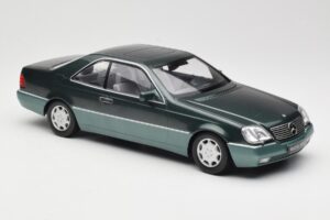 Mercedes 600 SEC W140 Coupe Green Metallic KK-Scale 1:18 KKDC180343 Pressofusione — immagine 4 di 6