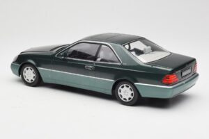Mercedes 600 SEC W140 Coupe Green Metallic KK-Scale 1:18 KKDC180343 Pressofusione — immagine 5 di 6