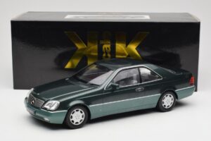Mercedes 600 SEC W140 Coupe Green Metallic KK-Scale 1:18 KKDC180343 Pressofusione — immagine 6 di 6
