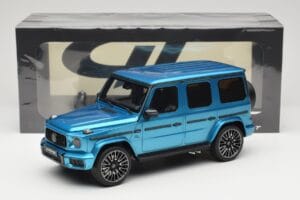 Mercedes AMG G63 W463 Hyper Blue Magno GT Spirit 1:18 GT925 Resina — immagine 6 di 6