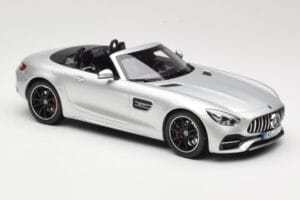 Mercedes AMG GT C Roadster R190 Argento Norev 1:18 183453 Pressofusione — immagine 4 di 6
