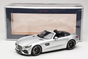 Mercedes AMG GT C Roadster R190 Argento Norev 1:18 183453 Pressofusione — immagine 6 di 6