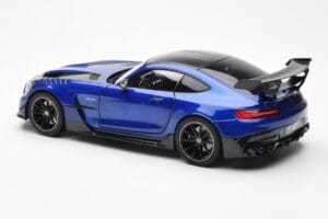 Mercedes AMG GT C190 Black Series Blu Metallic Norev 1:18 183908 Pressofusione — immagine 7 di 8