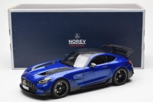 Mercedes AMG GT C190 Black Series Blu Metallic Norev 1:18 183908 Pressofusione — immagine 8 di 8