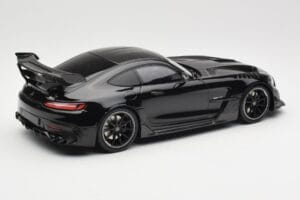 Mercedes AMG GT C190 Black Series Jet Black Metallic Minichamps 1:18 155032024 Pressofusione — immagine 2 di 6