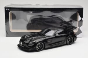 Mercedes AMG GT C190 Black Series Jet Black Metallic Minichamps 1:18 155032024 Pressofusione — immagine 6 di 6